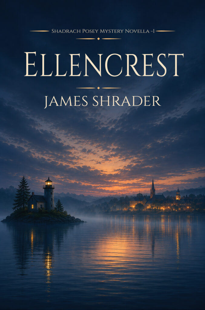 Ellencrest book cover by James Shrader